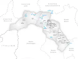 Kaart van de gemeente