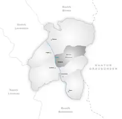 Kaart van de gemeente