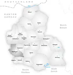 Kaart van de gemeente