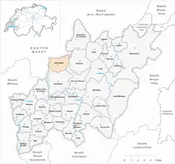 Kaart van de gemeente