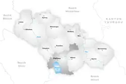 Kaart van de gemeente