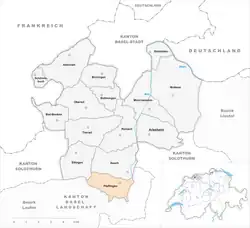 Kaart van de gemeente