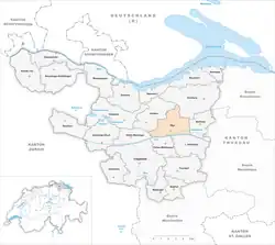 Kaart van de gemeente