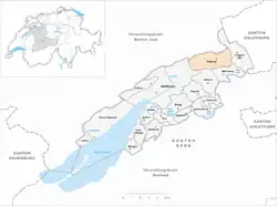 Kaart van de gemeente