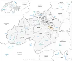 Kaart van de gemeente