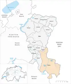 Kaart van de gemeente