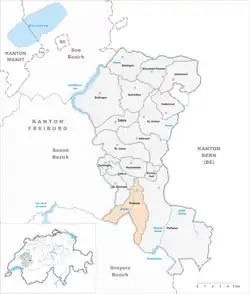 Kaart van de gemeente