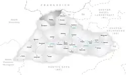 Kaart van de gemeente