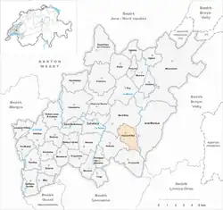 Kaart van de gemeente