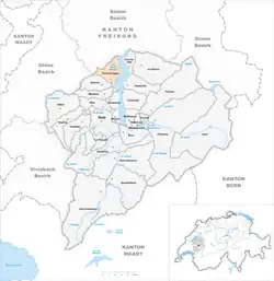 Kaart van de gemeente