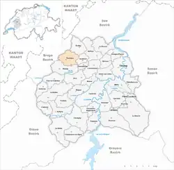 Kaart van de gemeente