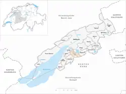 Kaart van de gemeente