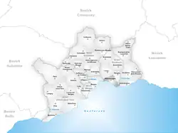 Kaart van de gemeente