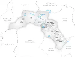 Kaart van de gemeente