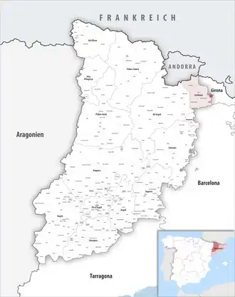 Kaart van Prats i Sansor