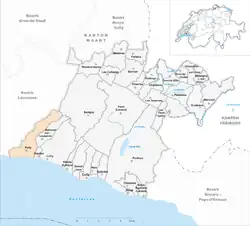 Kaart van de gemeente