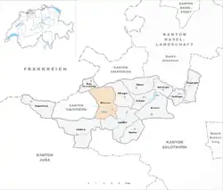 Kaart van de gemeente