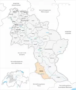 Kaart van de gemeente