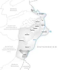 Kaart van de gemeente