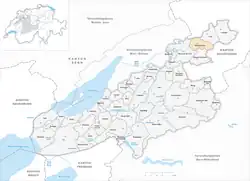 Kaart van de gemeente