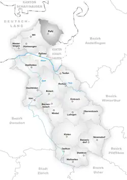 Kaart van de gemeente