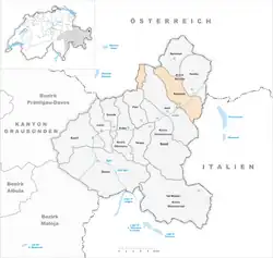 Kaart van de gemeente