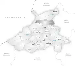 Kaart van de gemeente