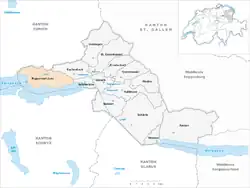 Kaart van de gemeente