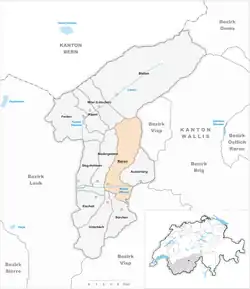 Kaart van de gemeente