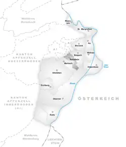 Kaart van de gemeente