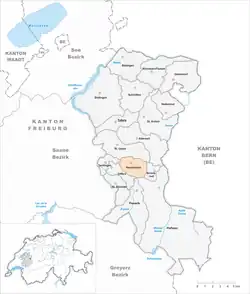 Kaart van de gemeente