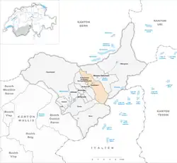 Kaart van de gemeente