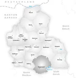 Kaart van de gemeente