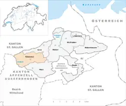 Kaart van de gemeente