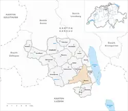 Kaart van de gemeente