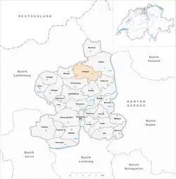 Kaart van de gemeente