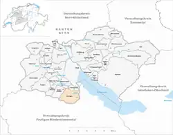 Kaart van de gemeente