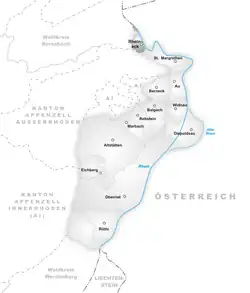 Kaart van de gemeente