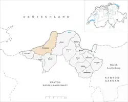 Kaart van de gemeente