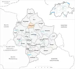 Kaart van de gemeente