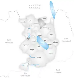 Kaart van de gemeente