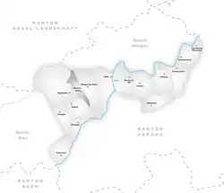 Kaart van de gemeente