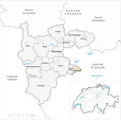 Kaart van de gemeente