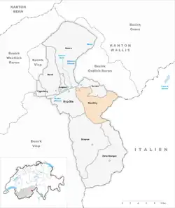 Kaart van de gemeente