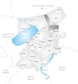 Kaart van de gemeente