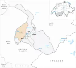 Kaart van de gemeente