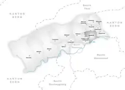 Kaart van de gemeente