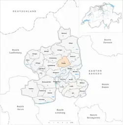 Kaart van de gemeente