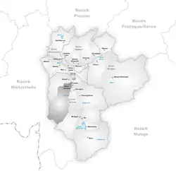 Kaart van de gemeente