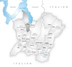 Kaart van de gemeente